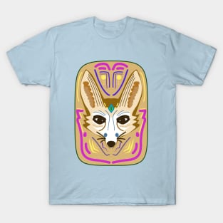 Tribal Fennec Card T-Shirt